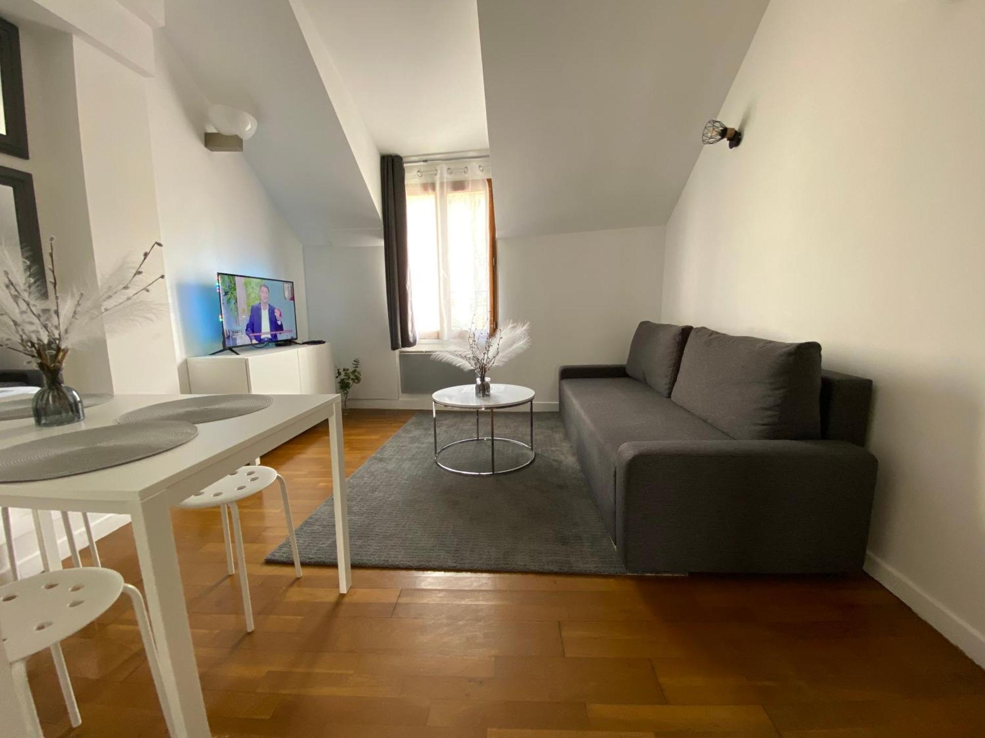 Апартаменты Duplex Minimaliste - 30 Min De Paris Сент-Уан-л'Омон Экстерьер фото