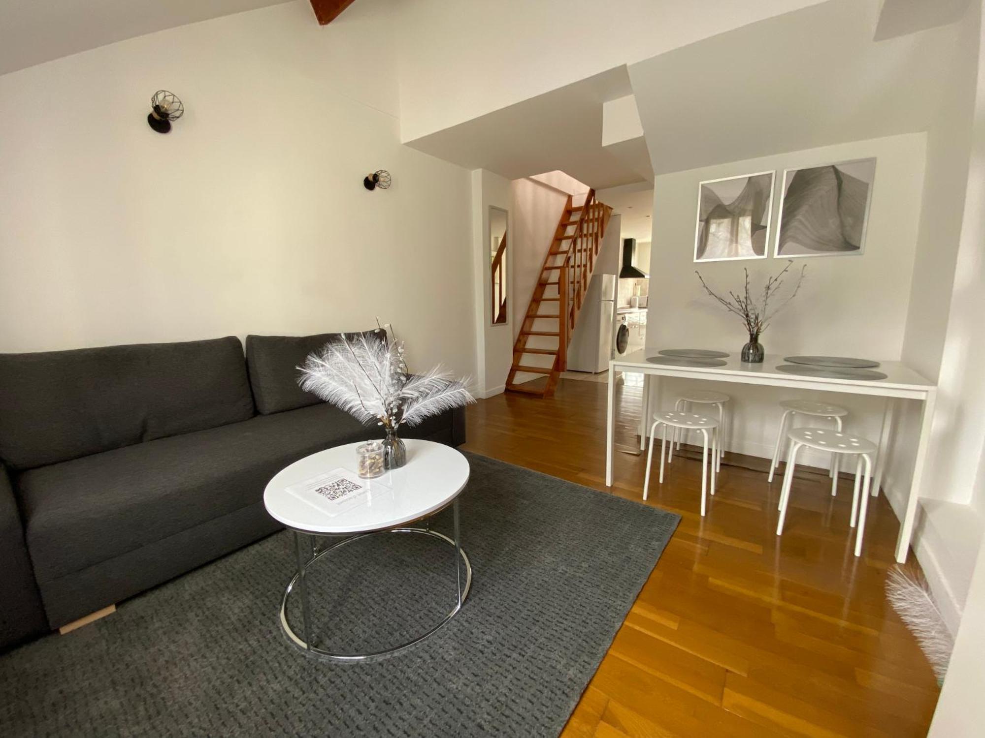 Апартаменты Duplex Minimaliste - 30 Min De Paris Сент-Уан-л'Омон Экстерьер фото